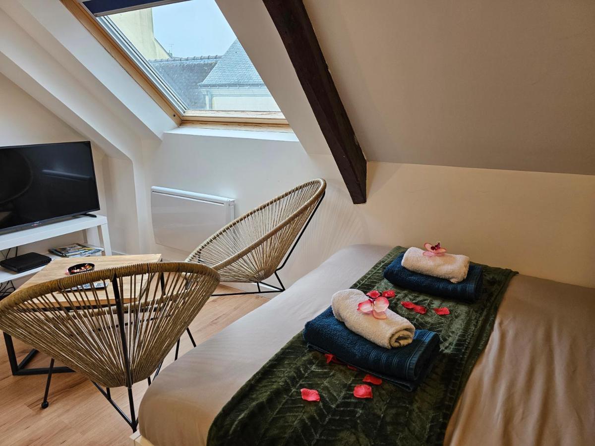 Logement De Caractere En Haute Ville De 캉페흘르 외부 사진