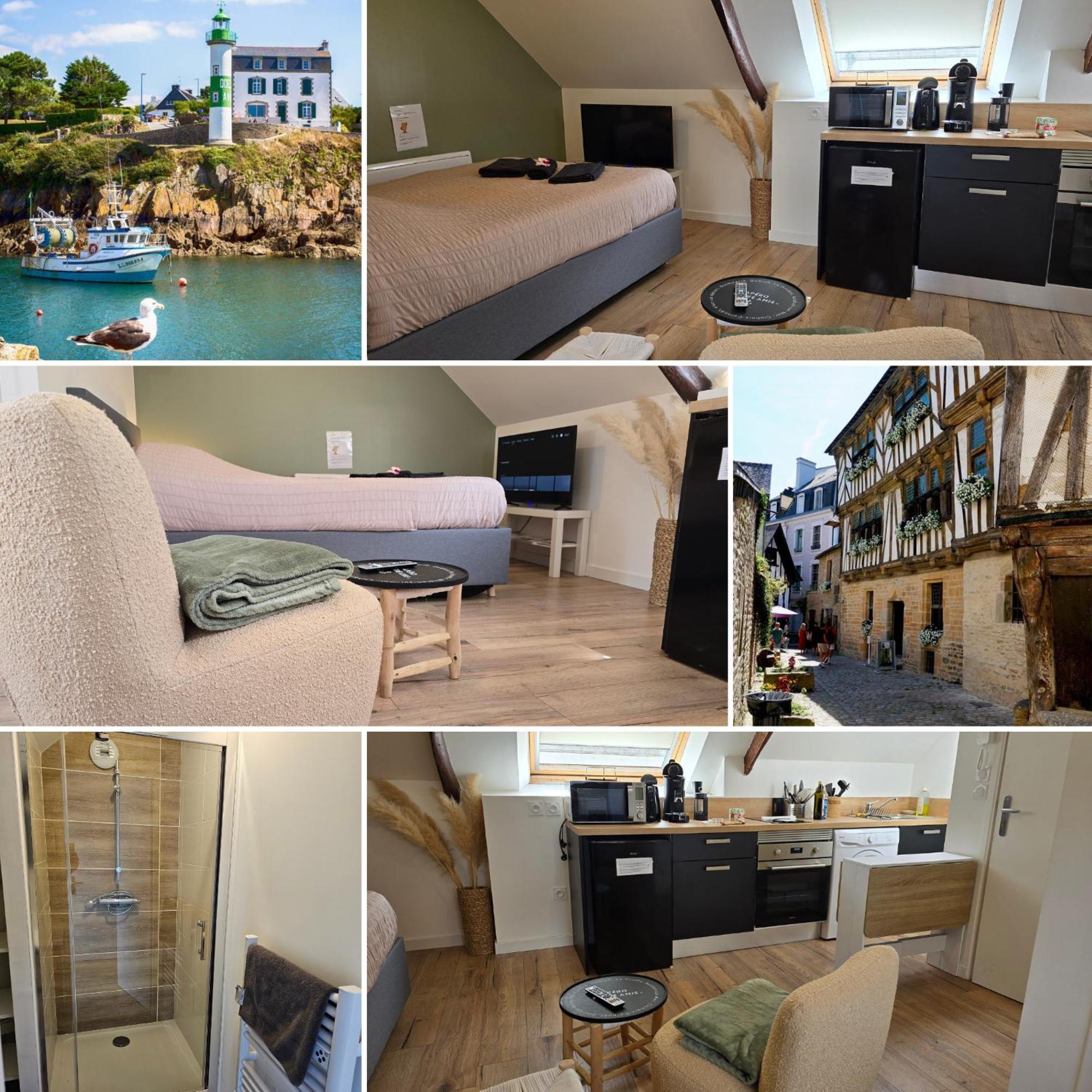 Logement De Caractere En Haute Ville De 캉페흘르 외부 사진