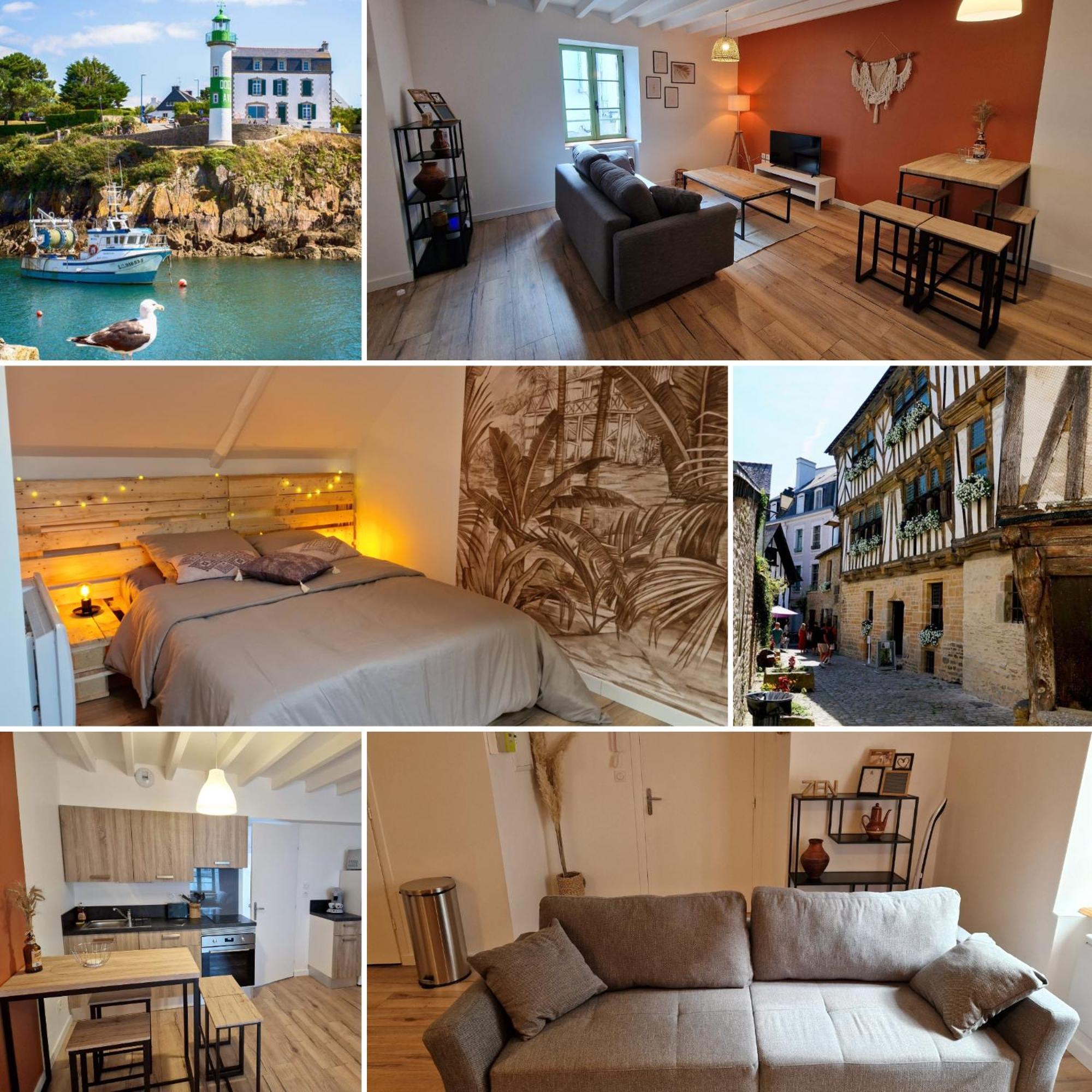 Logement De Caractere En Haute Ville De 캉페흘르 외부 사진