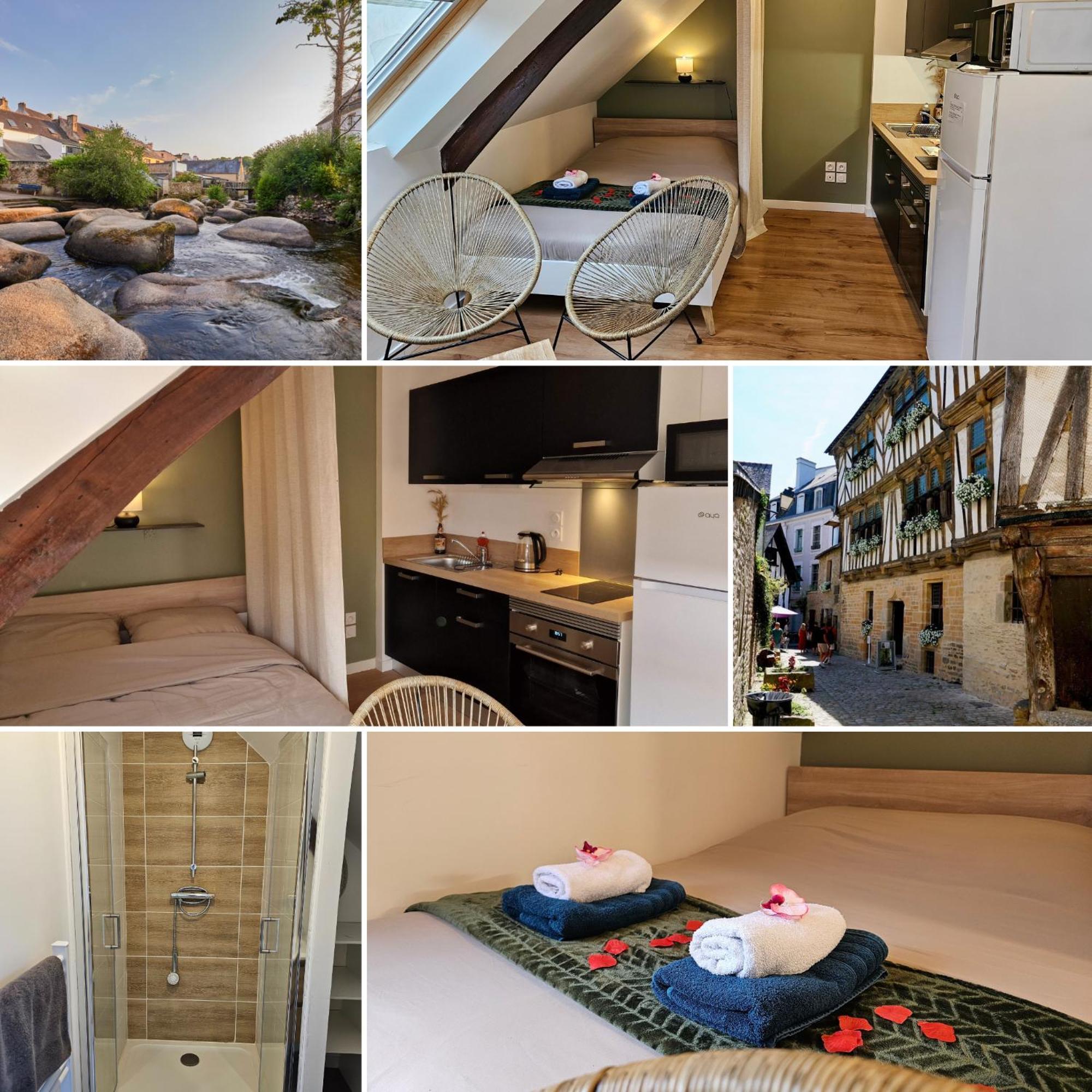 Logement De Caractere En Haute Ville De 캉페흘르 외부 사진